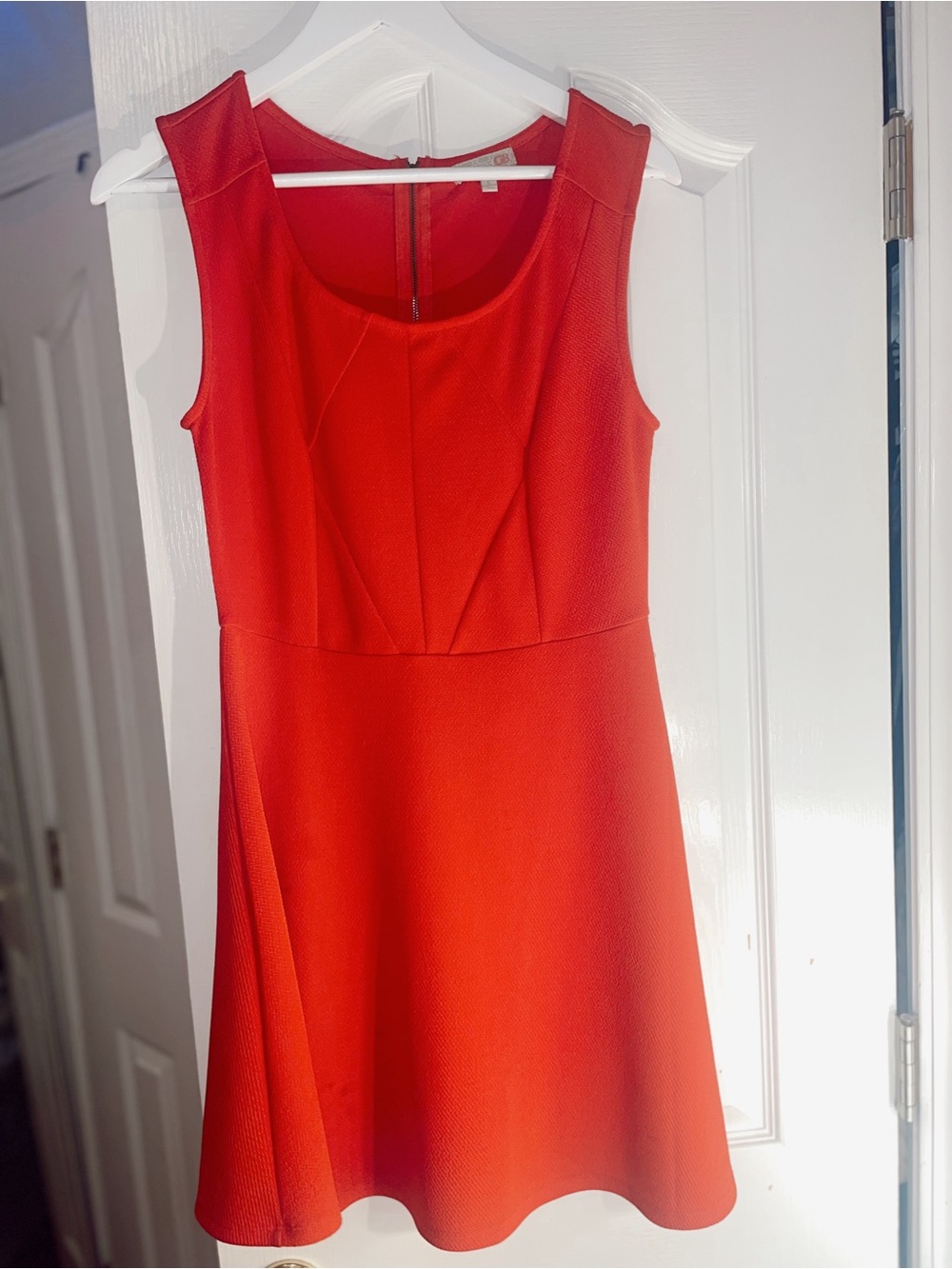 Gianni Bini Red Sleeveless Fit & Flare Mini Dress